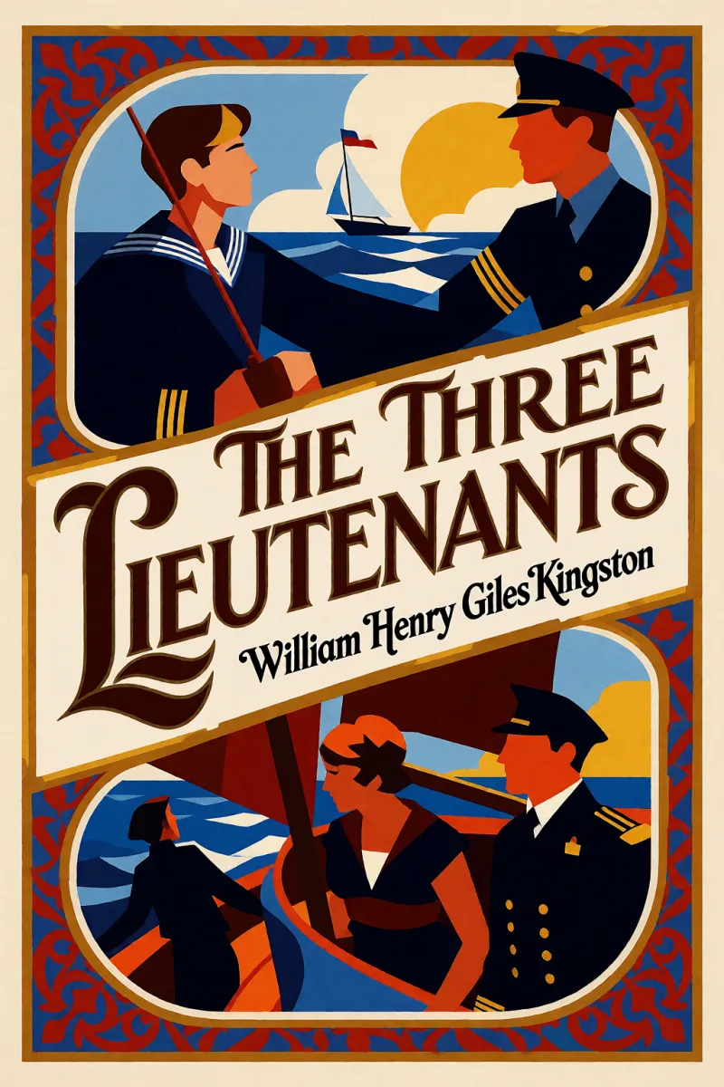 Cover of The Three Lieutenants by William Henry Giles Kingston