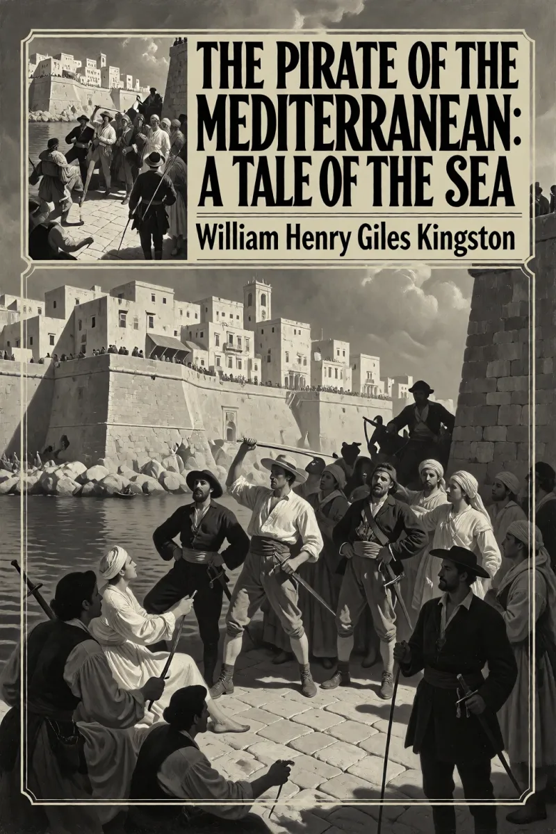 Cover of The Pirate of the Mediterranean: A Tale of the Sea by William Henry Giles Kingston