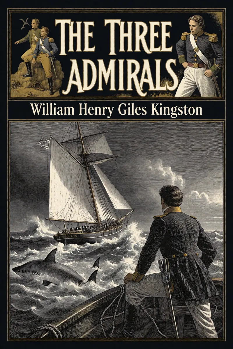 Cover of The Three Admirals by William Henry Giles Kingston