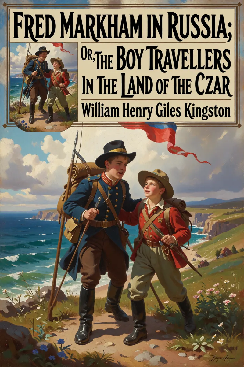 Cover of Fred Markham in Russia; Or, The Boy Travellers in the Land of the Czar by William Henry Giles Kingston