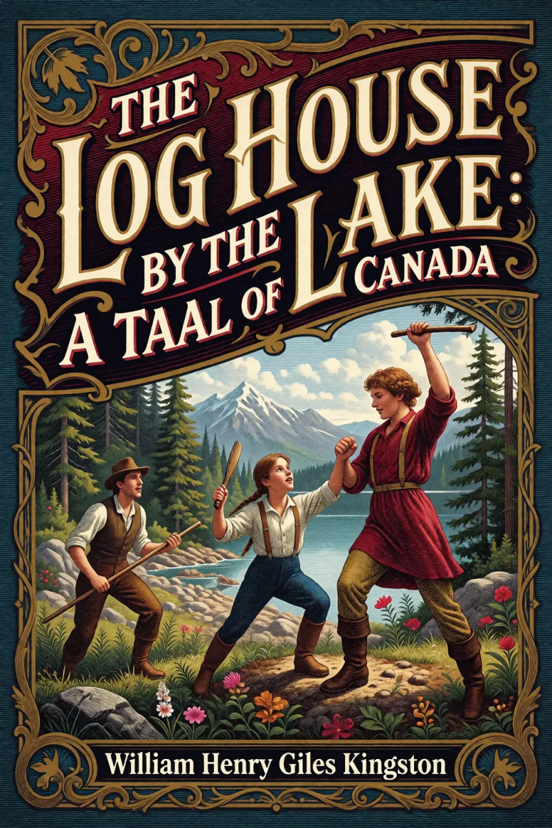Cover of The Log House by the Lake: A Tale of Canada by William Henry Giles Kingston