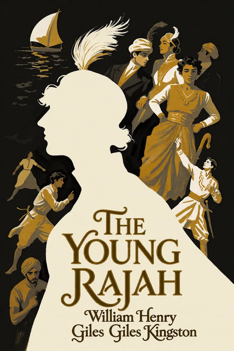 Cover of The Young Rajah by William Henry Giles Kingston