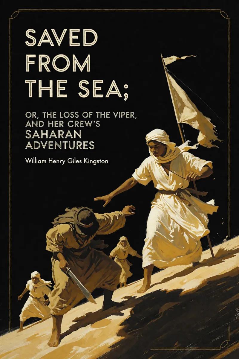 Cover of Saved from the Sea; Or, The Loss of the Viper, and her Crew's Saharan Adventures by William Henry Giles Kingston