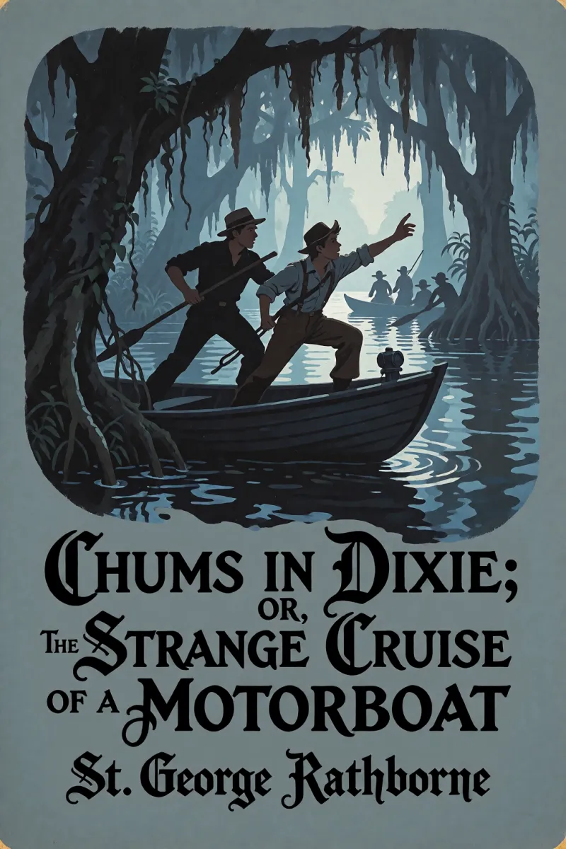 Cover of Chums in Dixie; or, The Strange Cruise of a Motorboat by St. George Rathborne