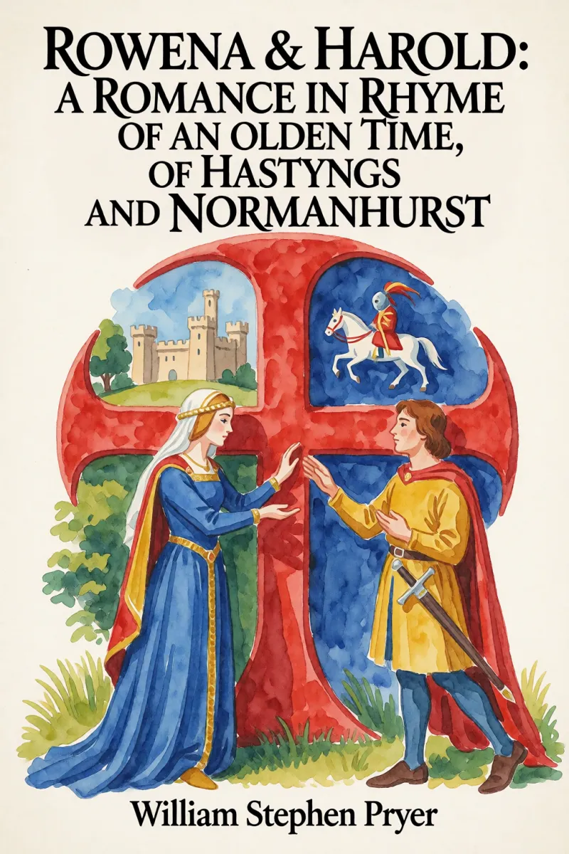 Cover of Rowena & Harold: A Romance in Rhyme of an Olden Time, of Hastyngs and Normanhurst by William Stephen Pryer