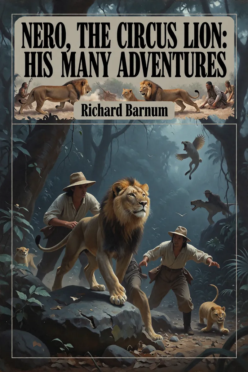 Cover of Nero, the Circus Lion: His Many Adventures by Richard Barnum