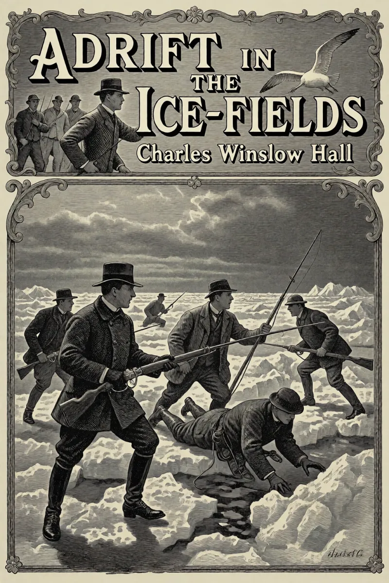 Cover of Adrift in the Ice-Fields by Charles Winslow Hall