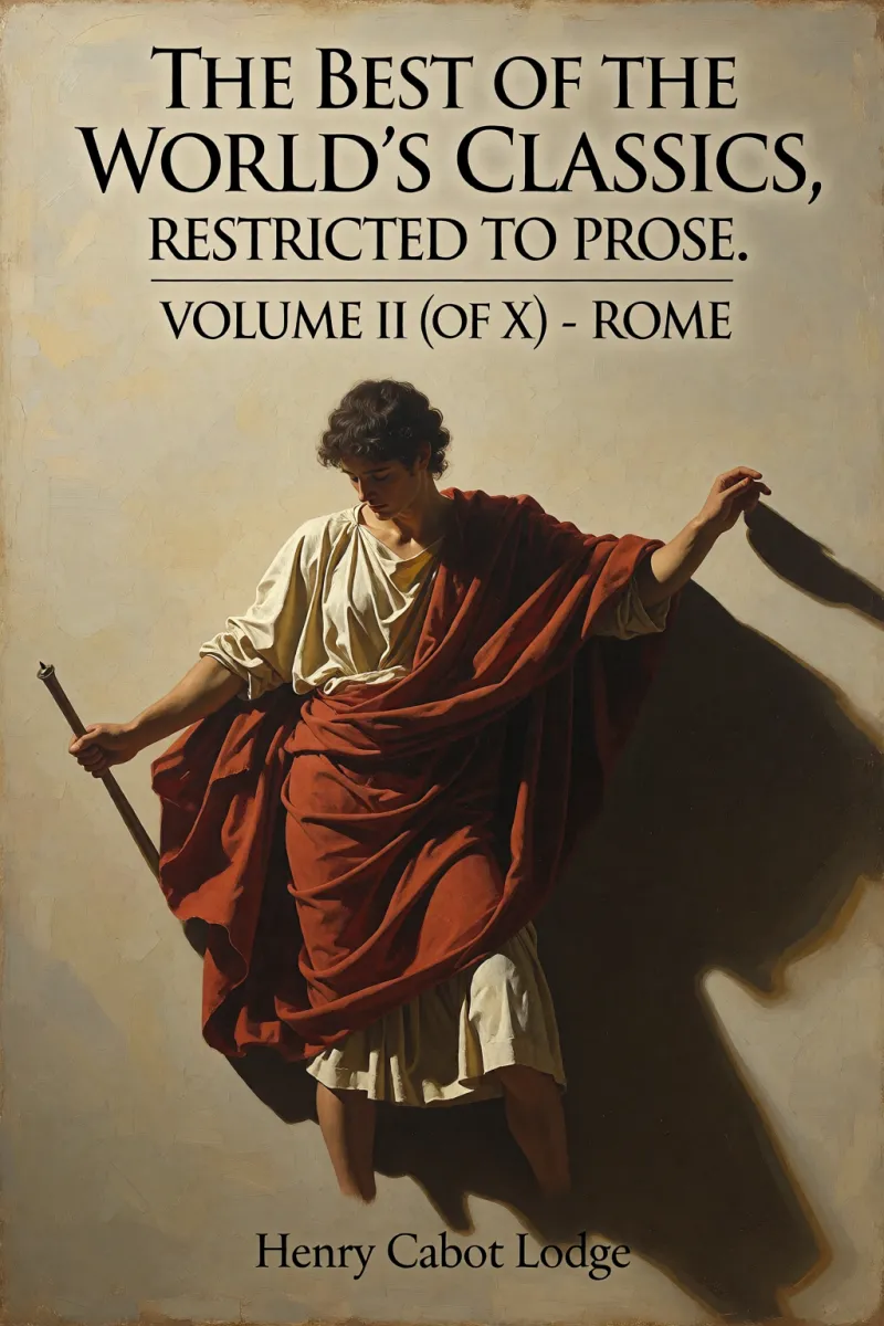 Cover of The Best of the World's Classics, Restricted to prose. Volume II (of X) - Rome by Henry Cabot Lodge