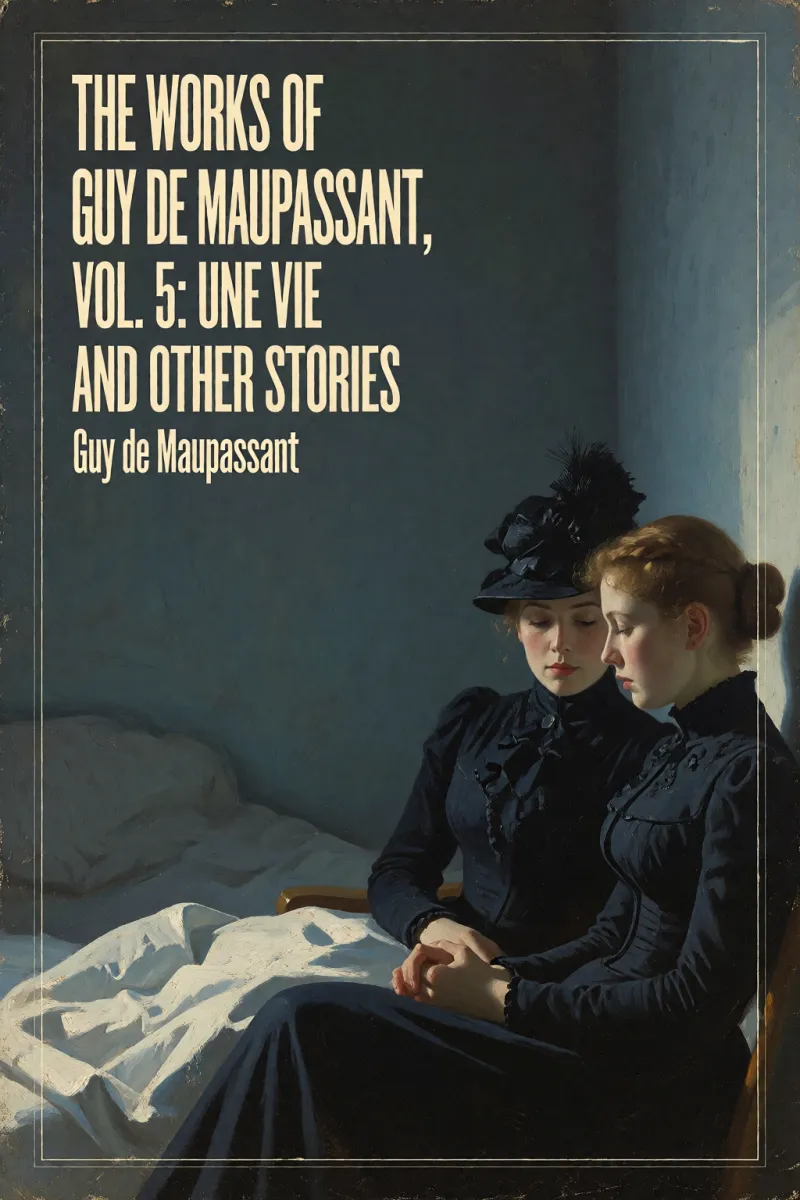 Cover of The works of Guy de Maupassant, Vol. 5: Une Vie and Other Stories by Guy de Maupassant