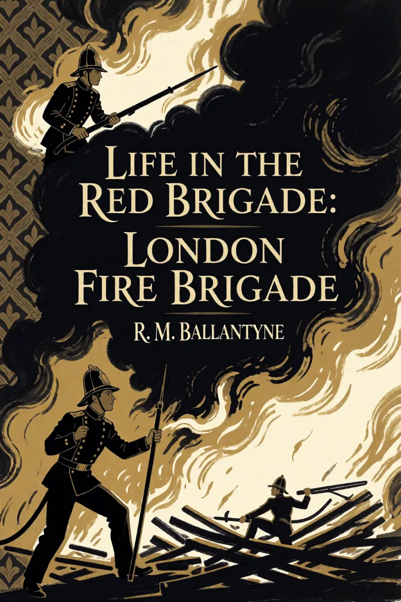Cover of Life in the Red Brigade: London Fire Brigade by R. M. Ballantyne