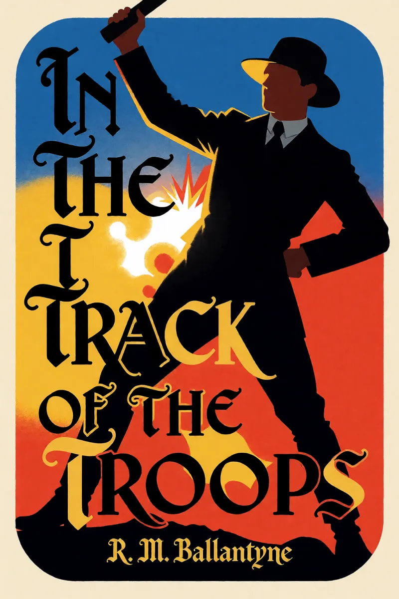 Cover of In the Track of the Troops by R. M. Ballantyne