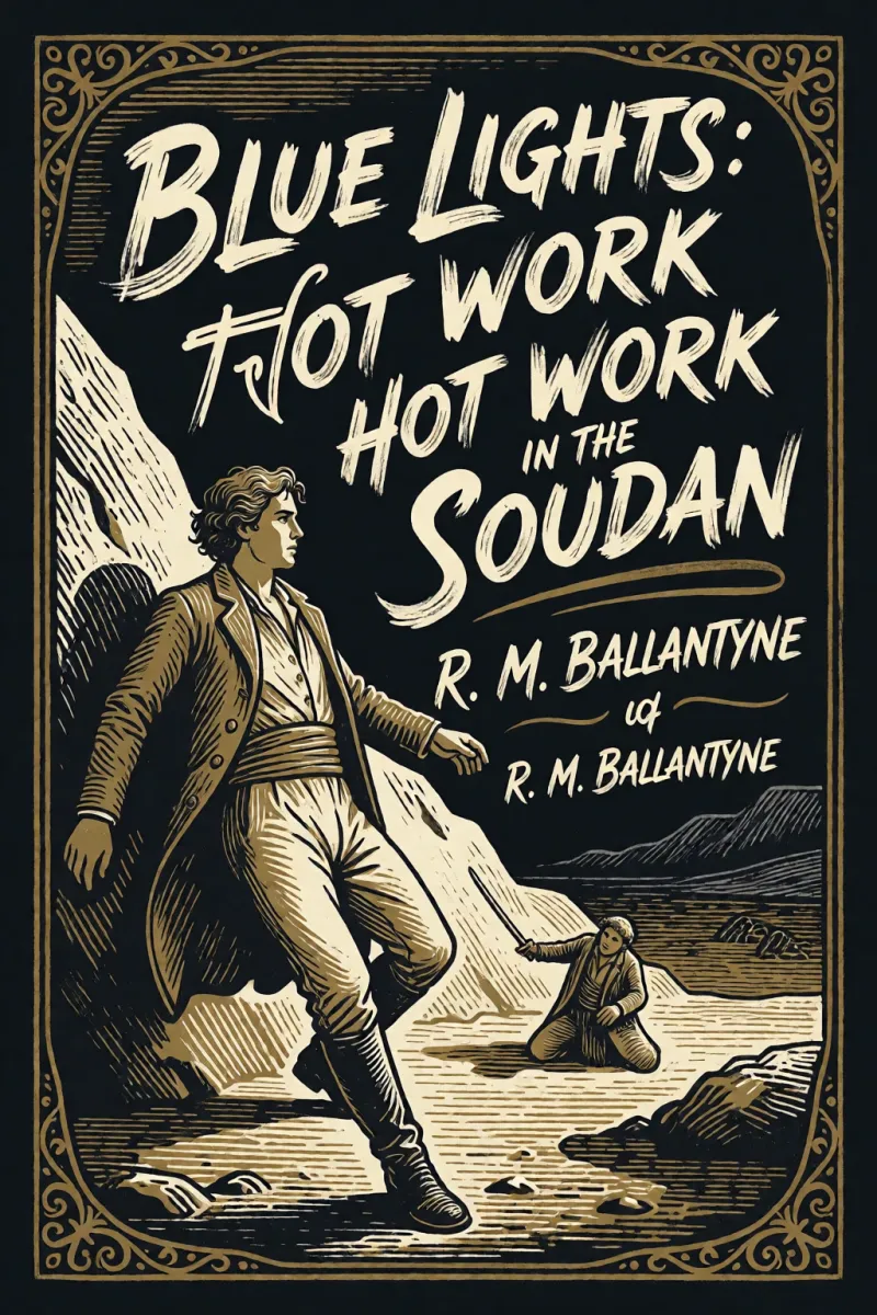 Cover of Blue Lights: Hot Work in the Soudan by R. M. Ballantyne