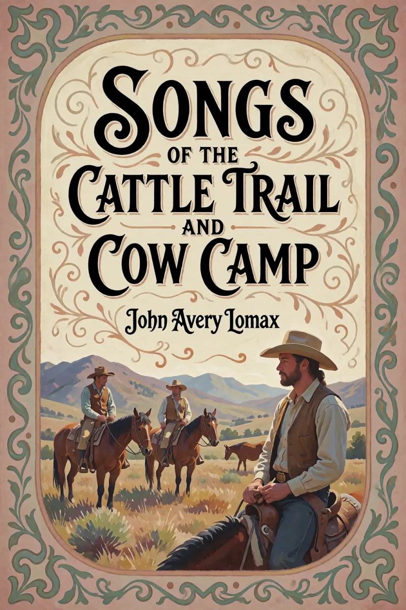 Cover of Songs of the cattle trail and cow camp by John Avery Lomax