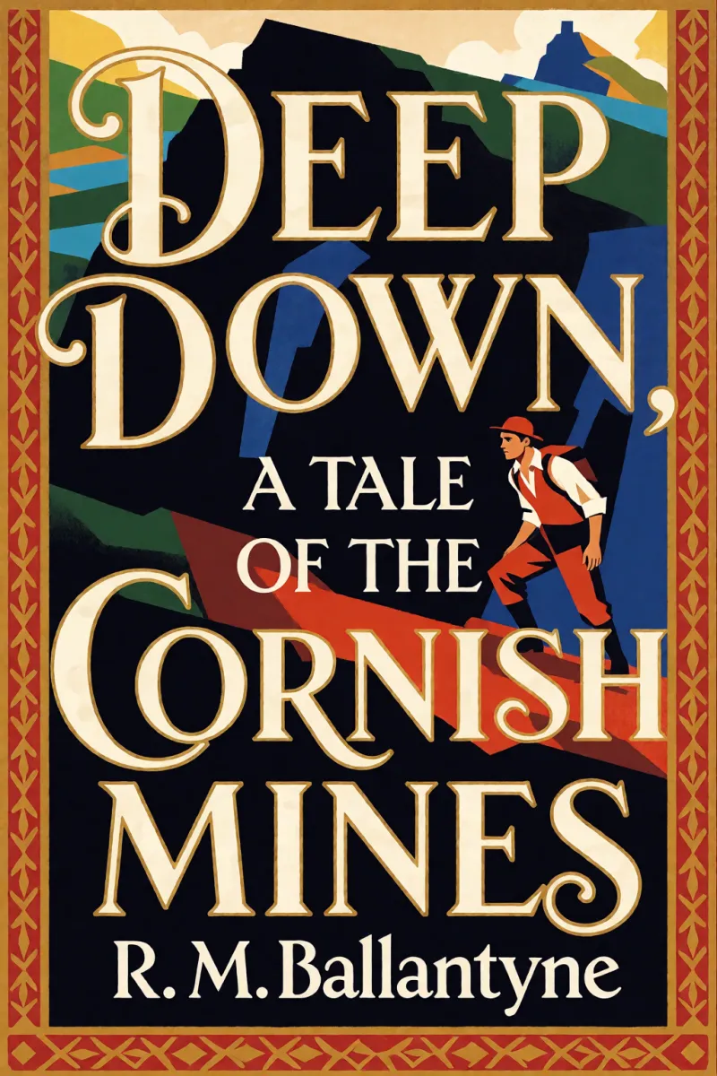 Cover of Deep Down, a Tale of the Cornish Mines by R. M. Ballantyne