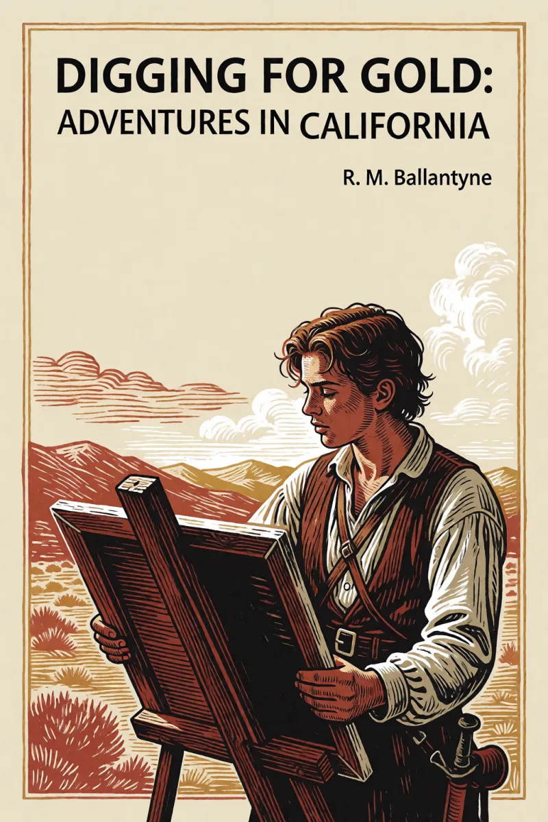 Cover of Digging for Gold: Adventures in California by R. M. Ballantyne