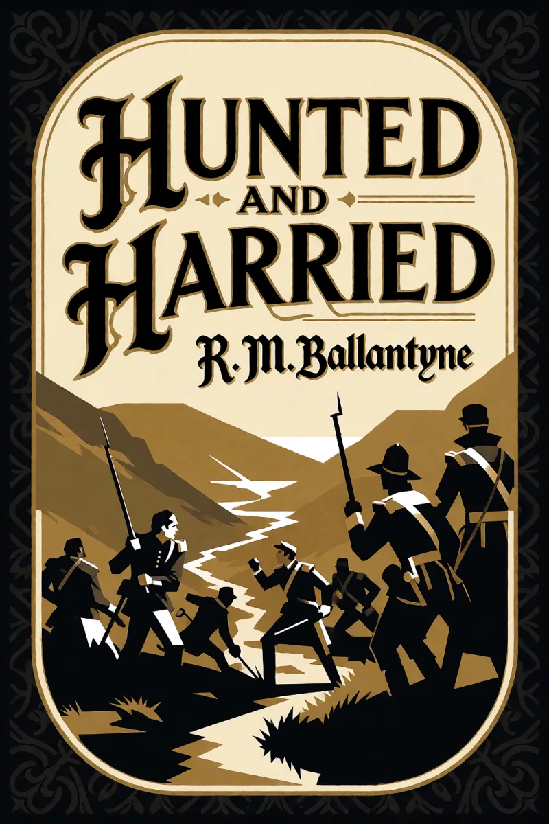 Cover of Hunted and Harried by R. M. Ballantyne