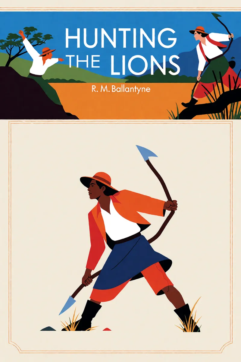 Cover of Hunting the Lions by R. M. Ballantyne