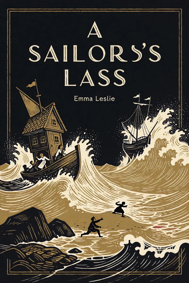 Cover of A sailor's lass by Emma Leslie