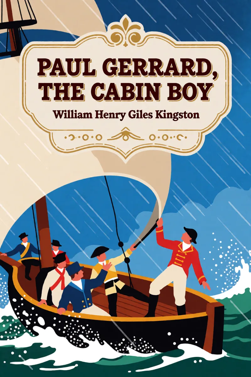 Cover of Paul Gerrard, the Cabin Boy by William Henry Giles Kingston