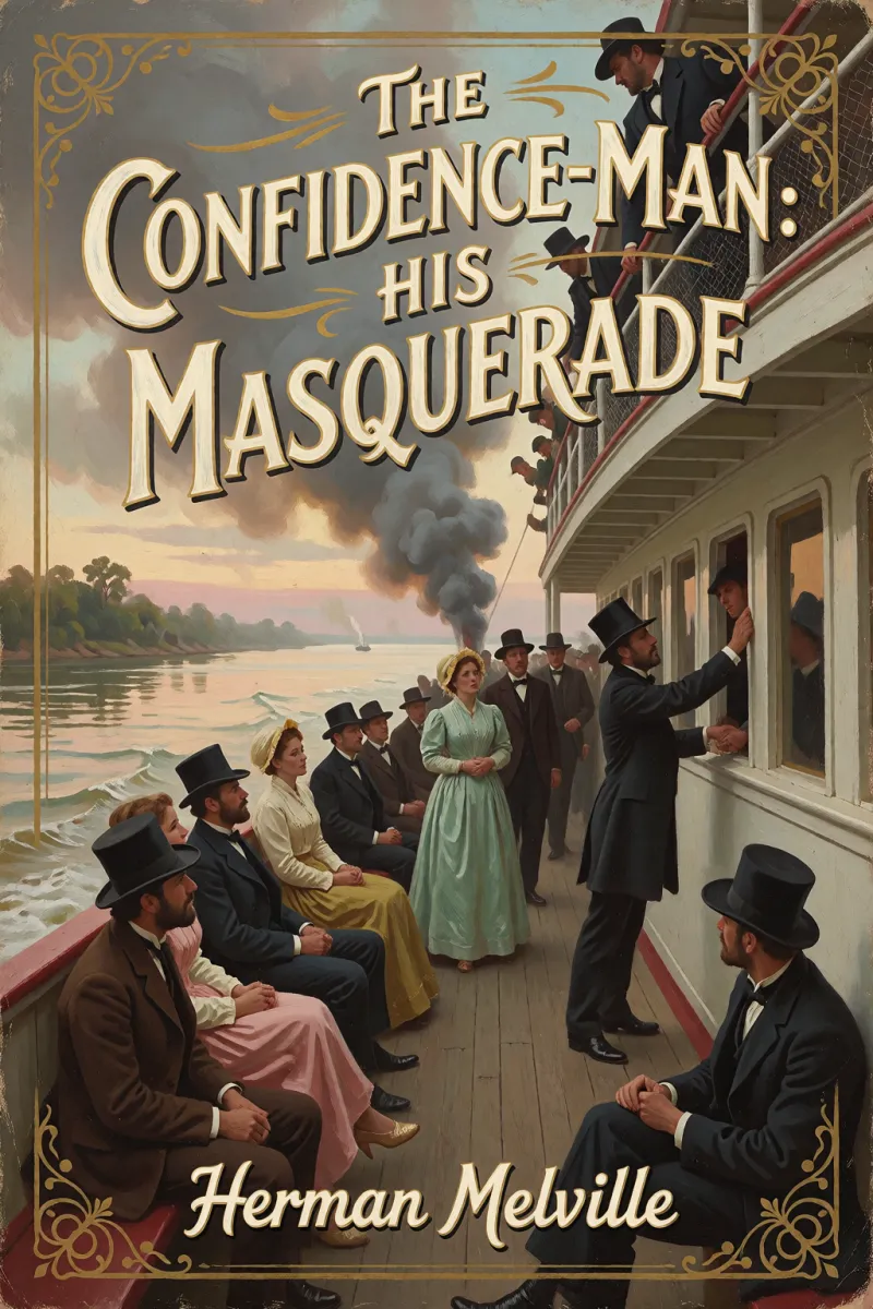 Cover of The Confidence-Man: His Masquerade by Herman Melville