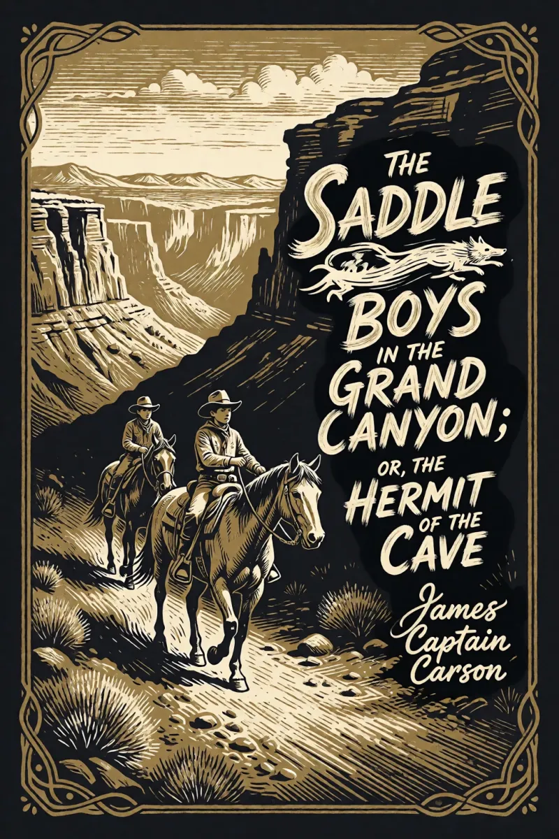 Cover of The Saddle Boys in the Grand Canyon; or, The Hermit of the Cave by James Captain Carson