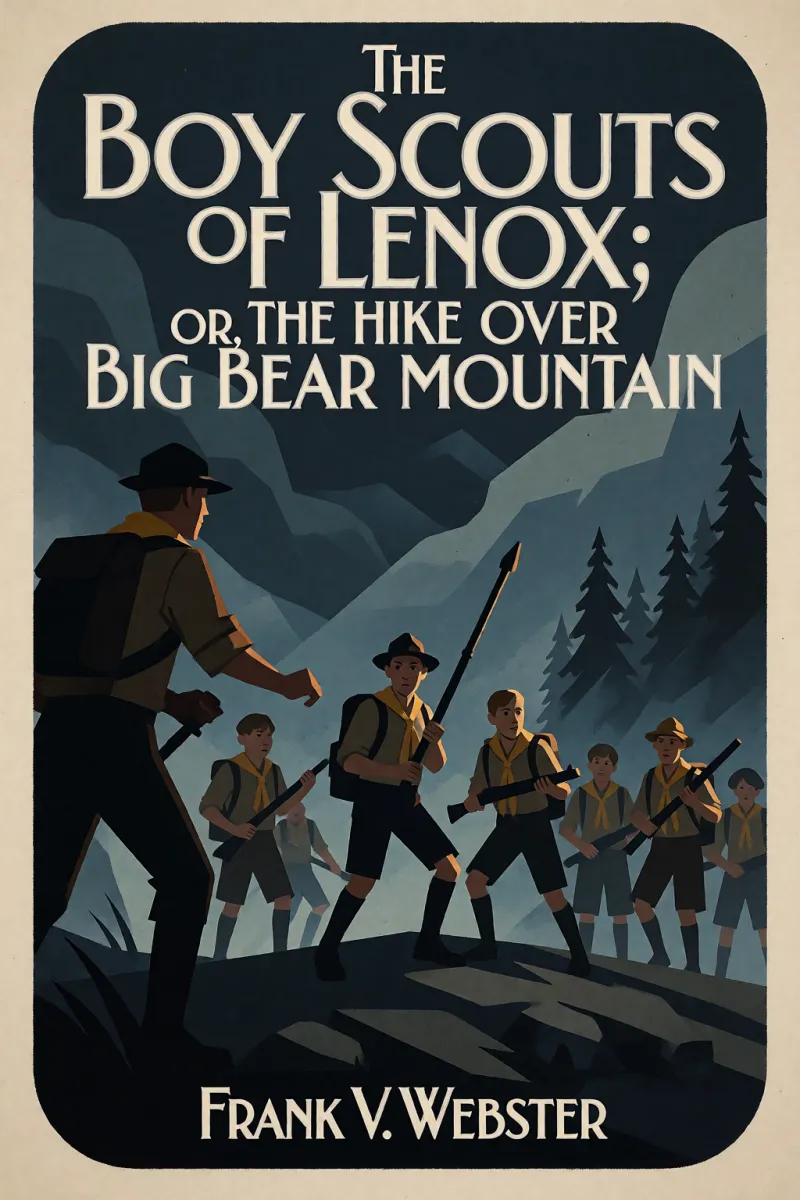 Cover of The Boy Scouts of Lenox; Or, The Hike Over Big Bear Mountain by Frank V. Webster
