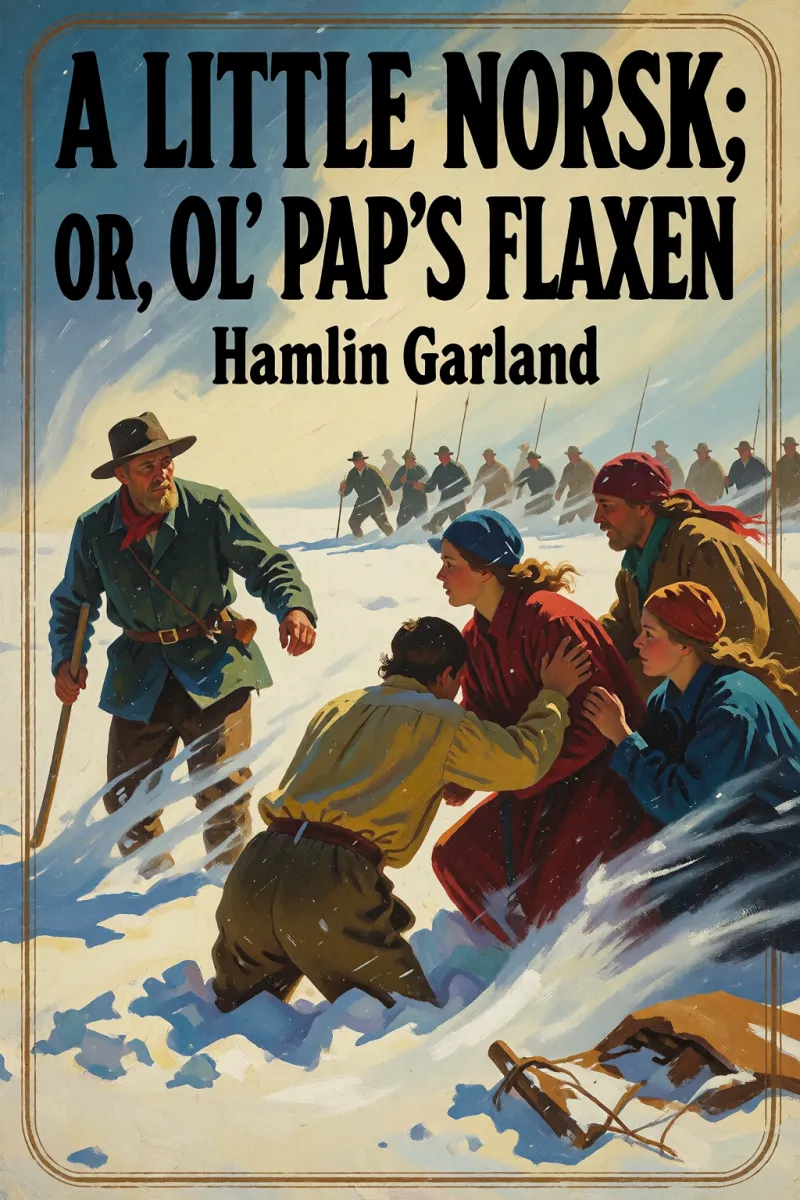 Cover of A Little Norsk; Or, Ol' Pap's Flaxen by Hamlin Garland
