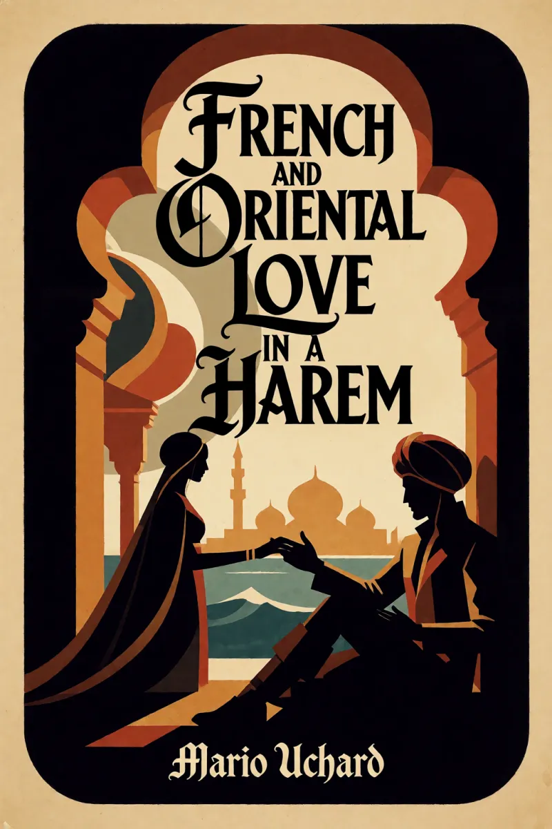 Cover of French and Oriental Love in a Harem by Mario Uchard