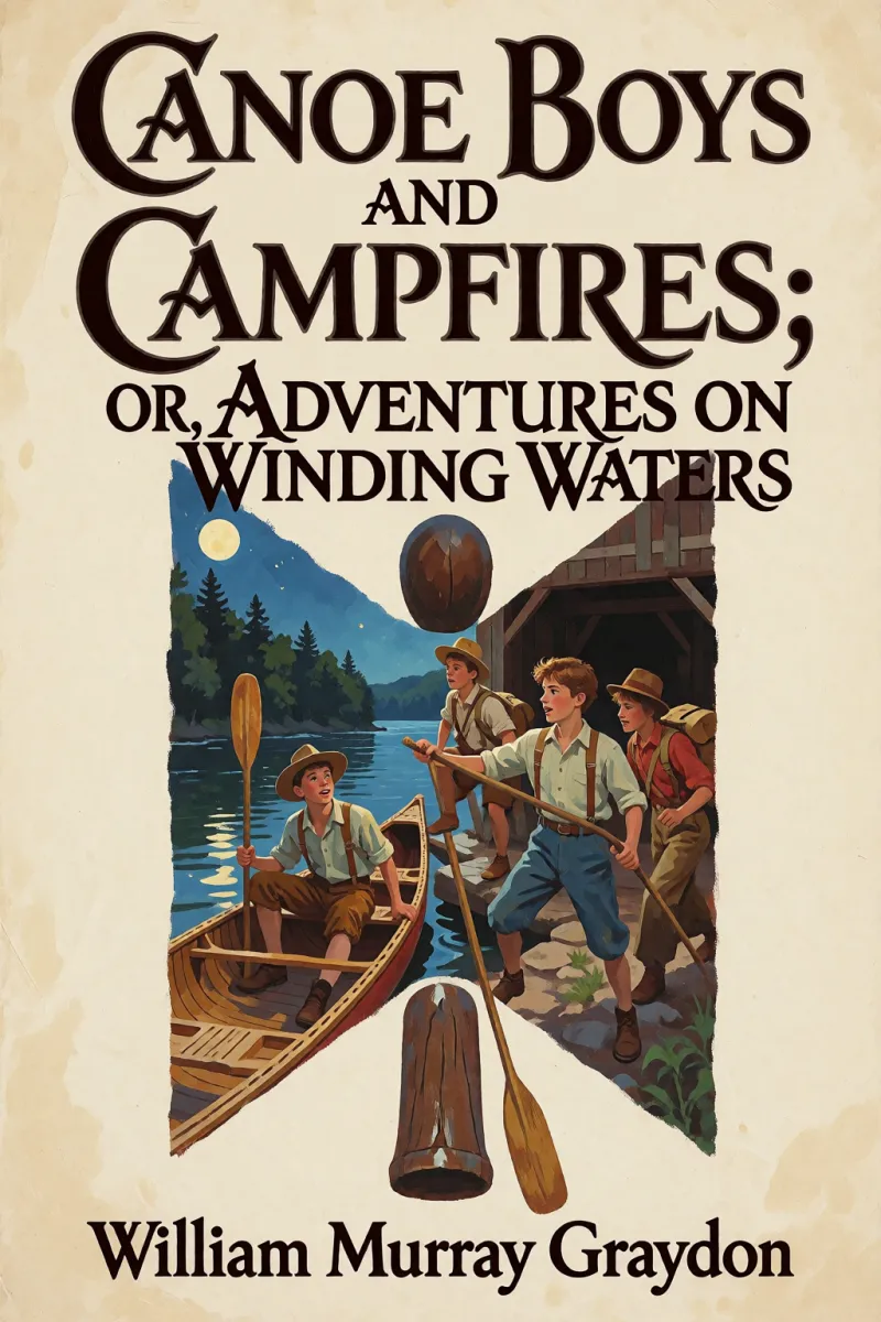 Cover of Canoe Boys and Campfires; Or, Adventures on Winding Waters by William Murray Graydon