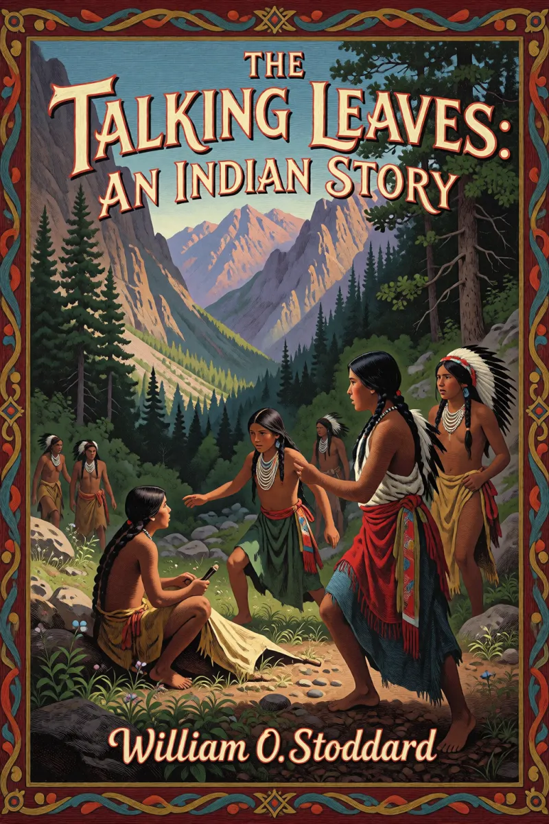 Cover of The Talking Leaves: An Indian Story by William O. Stoddard
