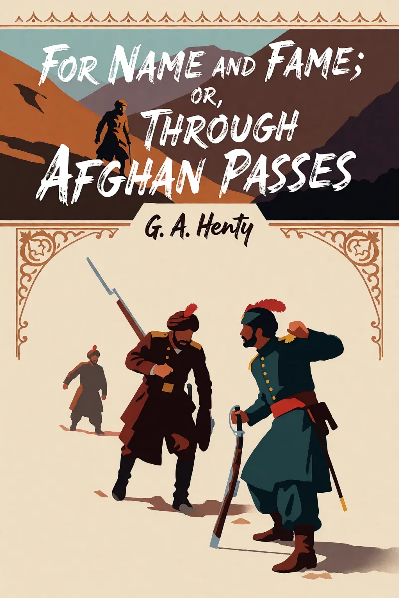 Cover of For Name and Fame; Or, Through Afghan Passes by G. A. Henty