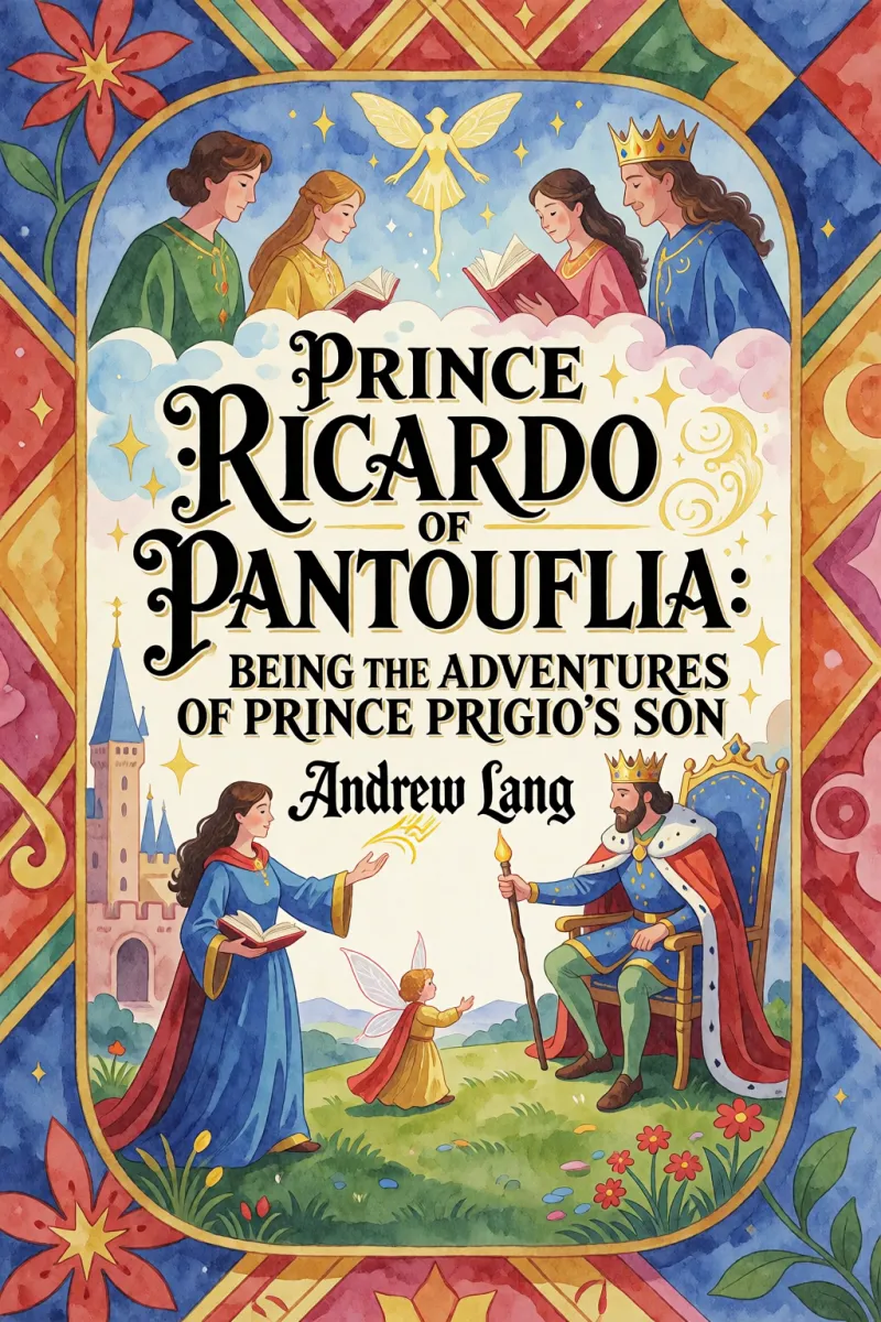 Cover of Prince Ricardo of Pantouflia: Being the Adventures of Prince Prigio's Son by Andrew Lang