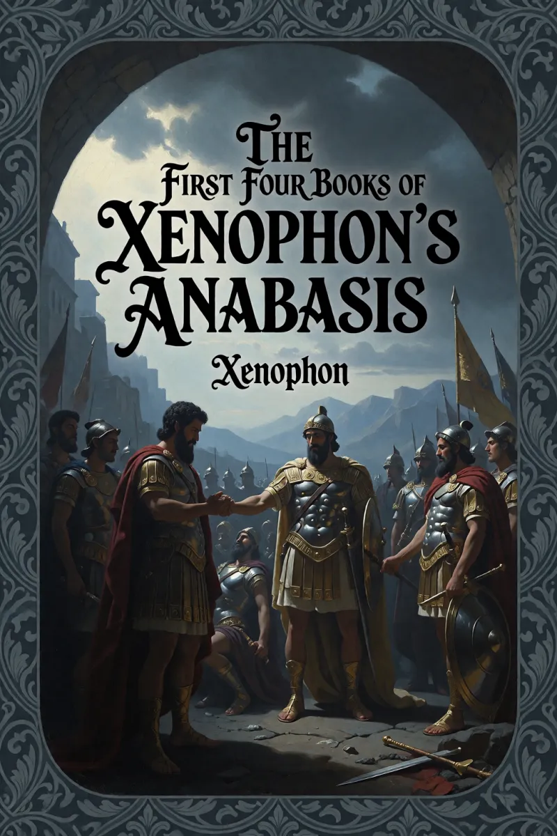 Cover of The First Four Books of Xenophon's Anabasis by Xenophon