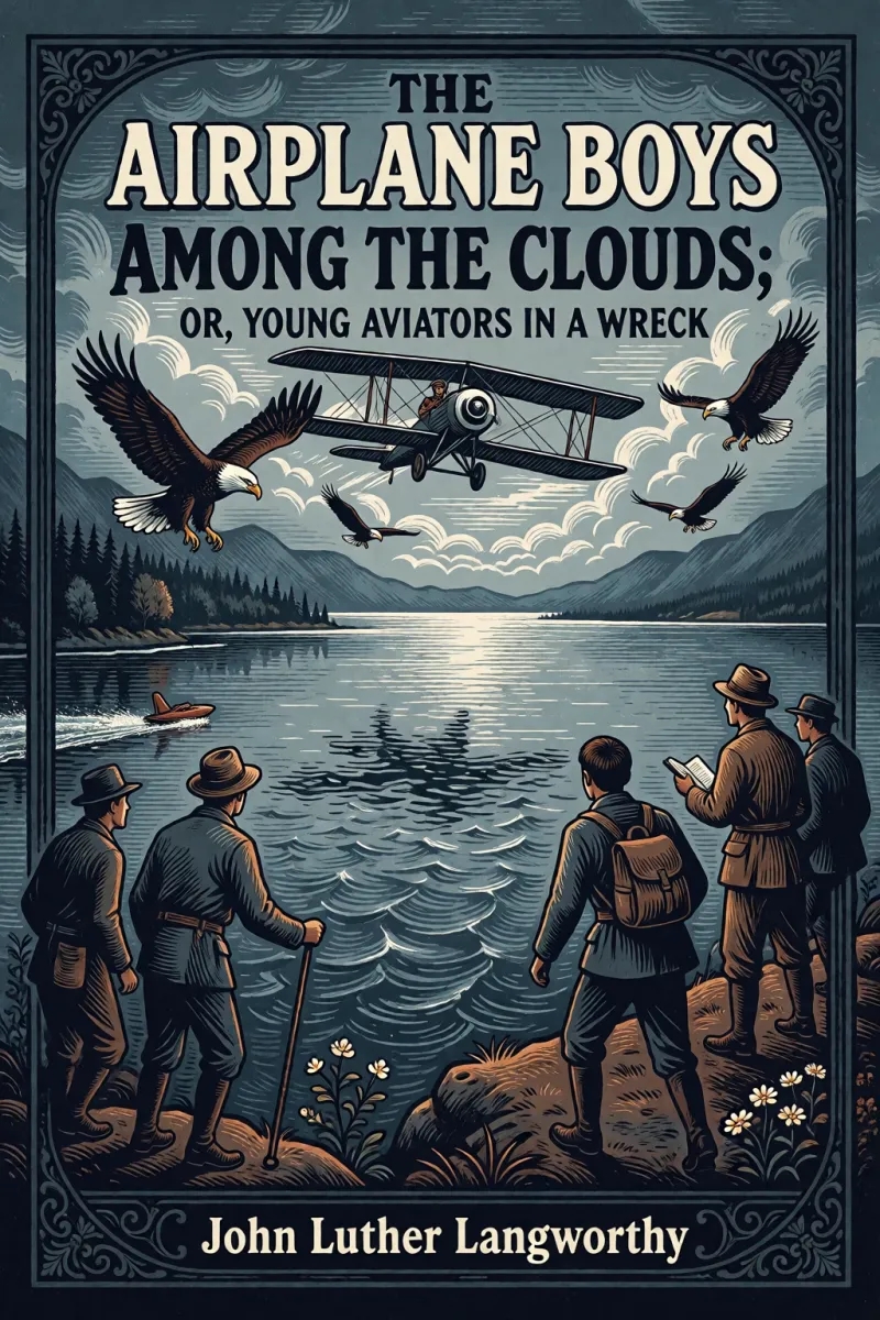 Cover of The Airplane Boys among the Clouds; Or, Young Aviators in a Wreck by John Luther Langworthy