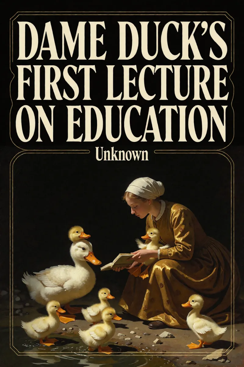 Cover of Dame Duck's First Lecture on Education by Unknown