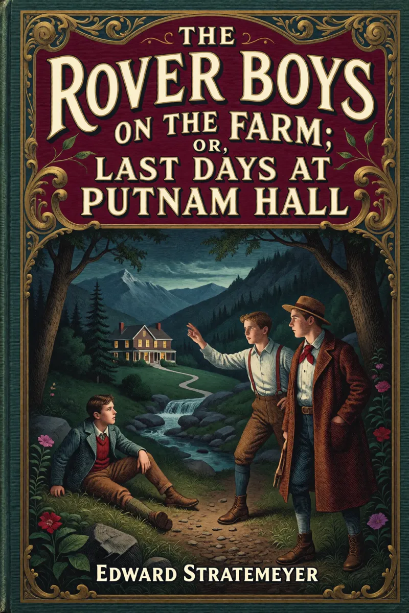 Cover of The Rover Boys on the Farm; or, Last Days at Putnam Hall by Edward Stratemeyer