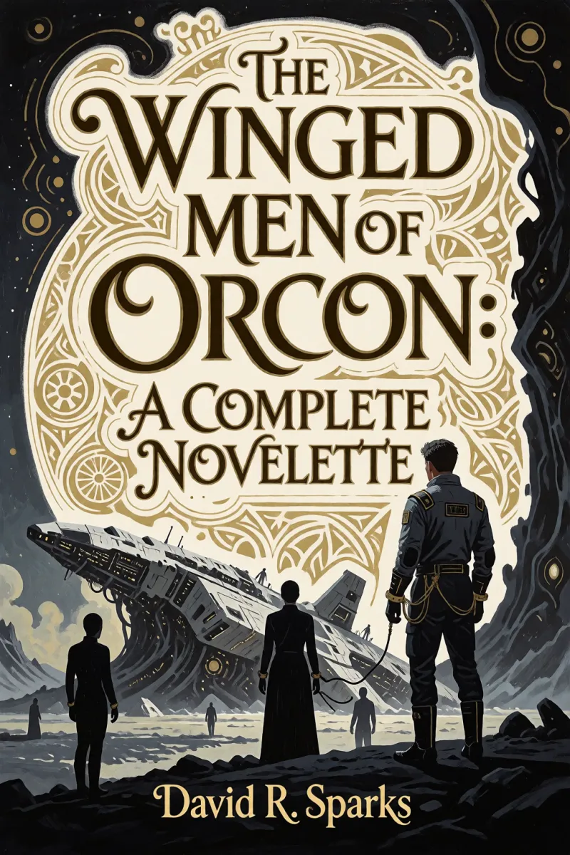 Cover of The Winged Men of Orcon: A Complete Novelette by David R. Sparks