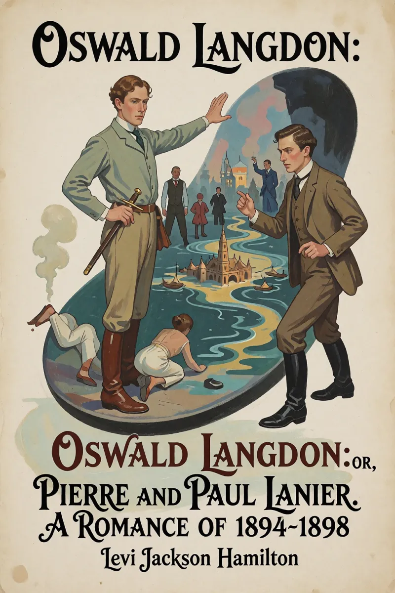 Cover of Oswald Langdon: or, Pierre and Paul Lanier. A Romance of 1894-1898 by Levi Jackson Hamilton