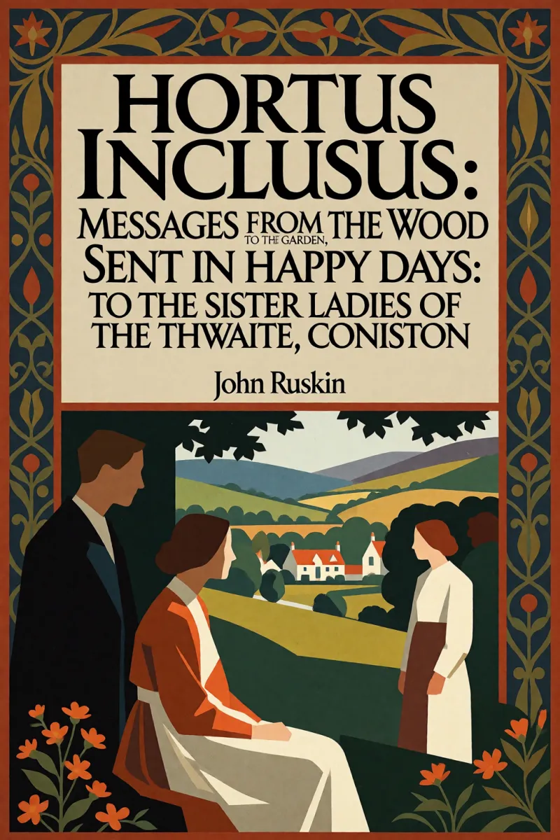 Cover of Hortus Inclusus: Messages from the Wood to the Garden, Sent in Happy Days: to the Sister Ladies of the Thwaite, Coniston by John Ruskin
