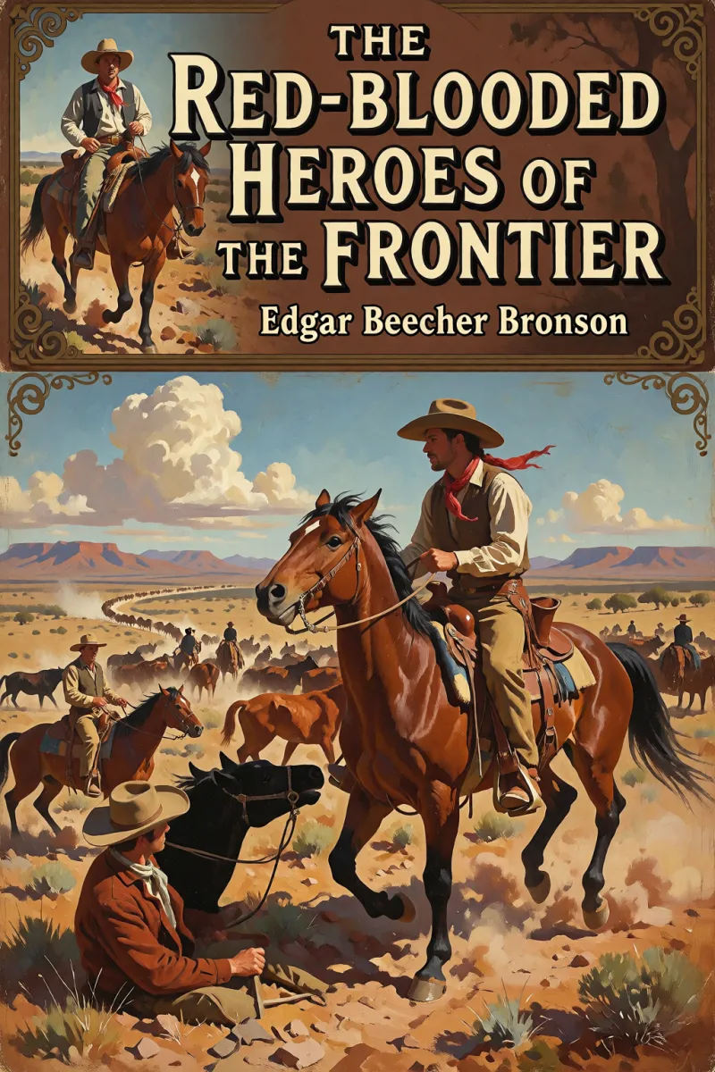 Cover of The Red-Blooded Heroes of the Frontier by Edgar Beecher Bronson