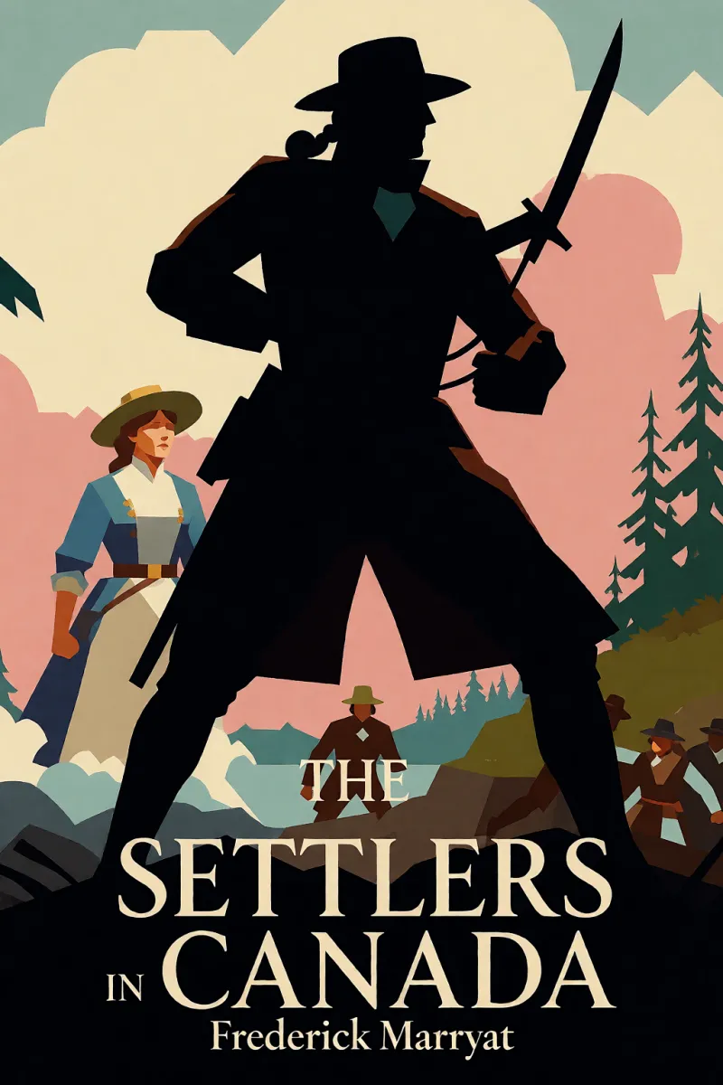 Cover of The Settlers in Canada by Frederick Marryat