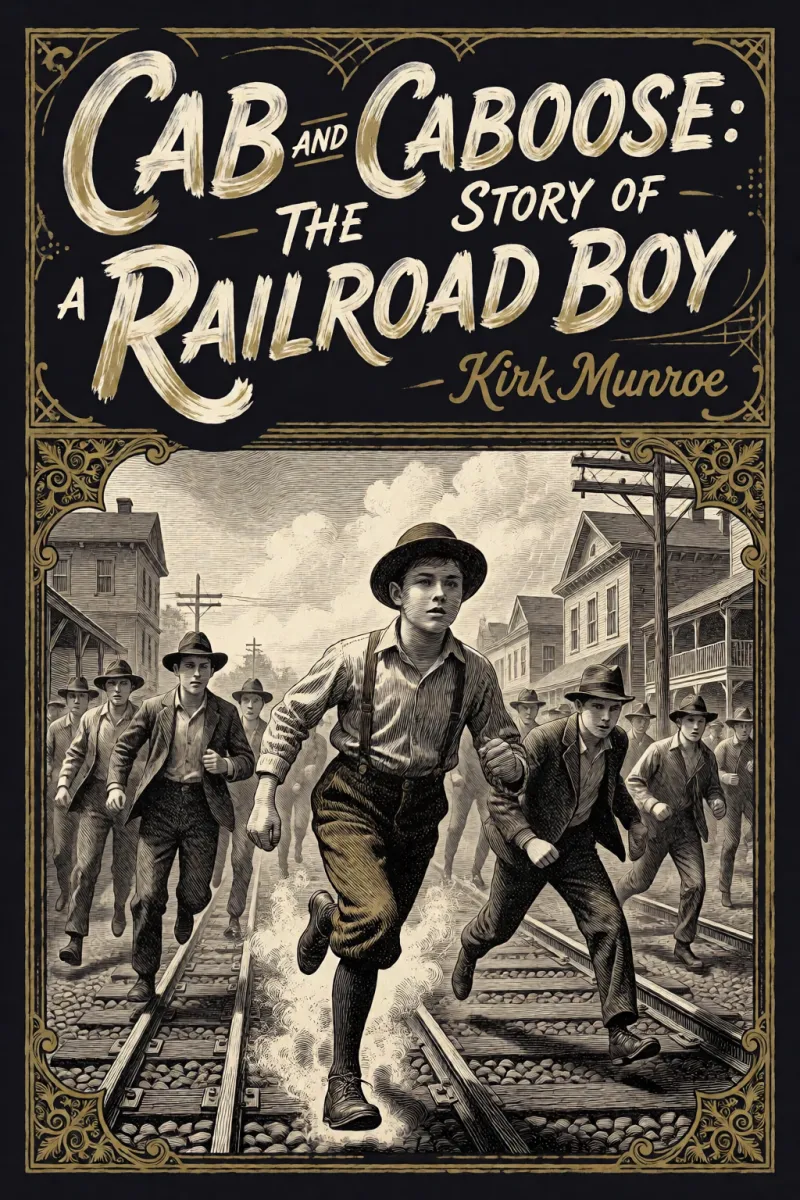 Cover of Cab and Caboose: The Story of a Railroad Boy by Kirk Munroe