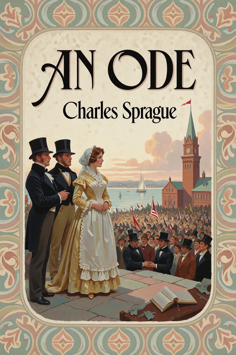 Cover of An ode by Charles Sprague