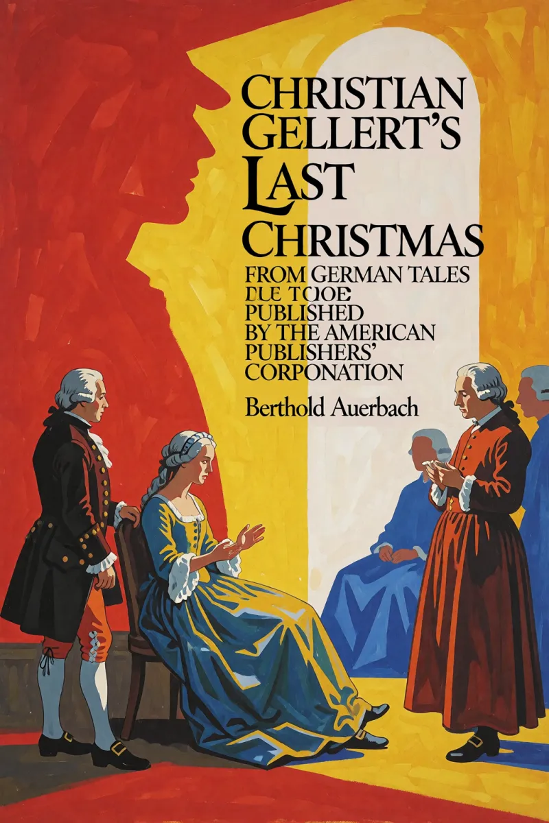Cover of Christian Gellert's Last Christmas: From "German Tales" Published by the American Publishers' Corporation by Berthold Auerbach