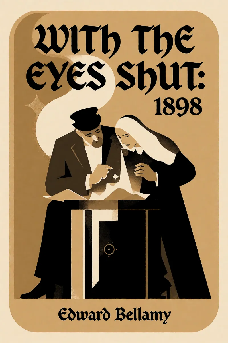 Cover of With The Eyes Shut: 1898 by Edward Bellamy