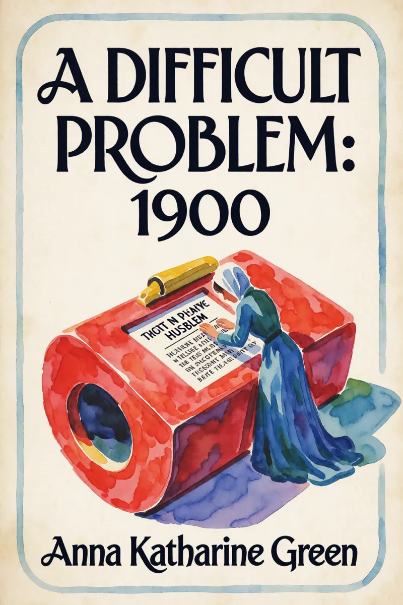 Cover of A Difficult Problem: 1900 by Anna Katharine Green