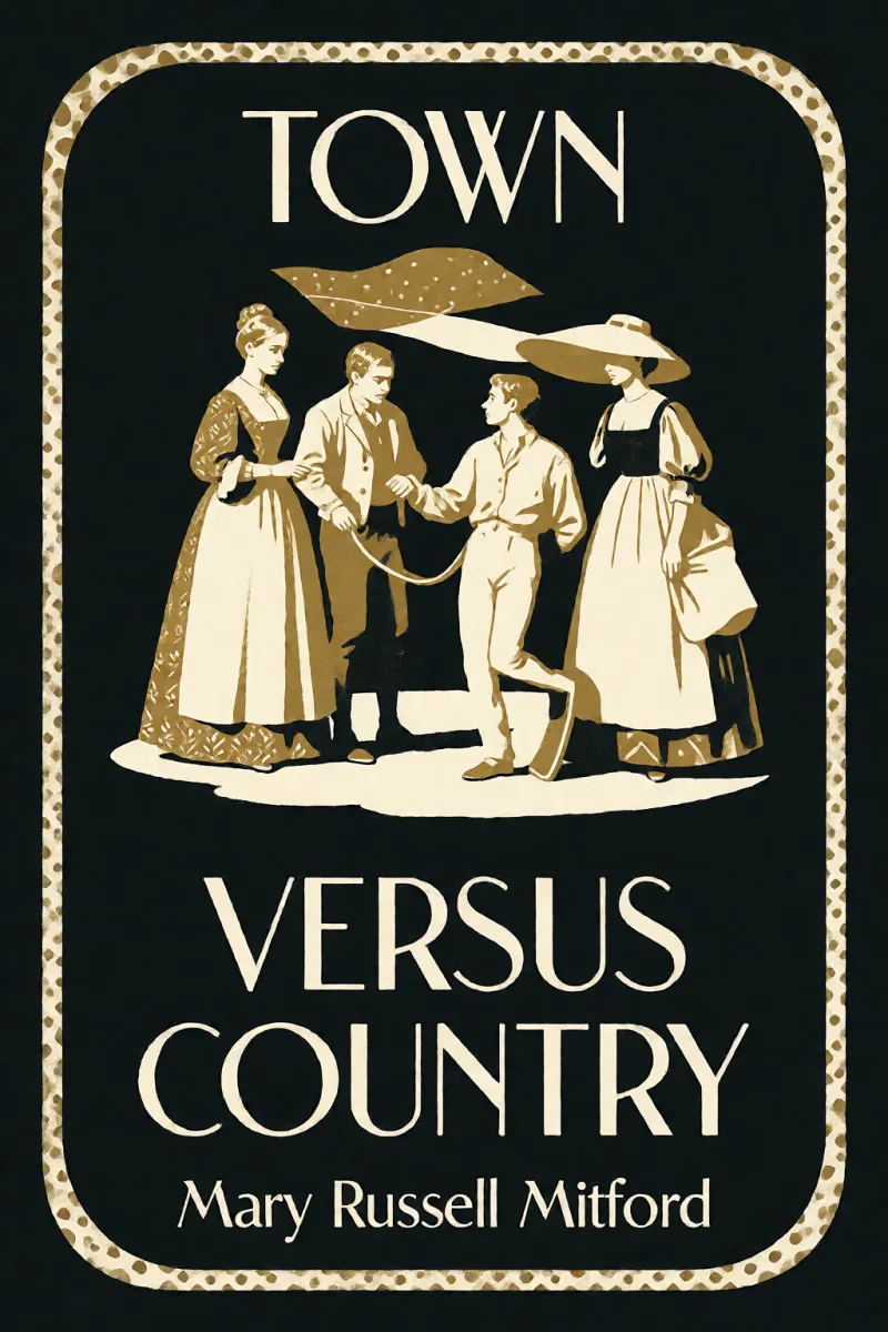 Cover of Town Versus Country by Mary Russell Mitford