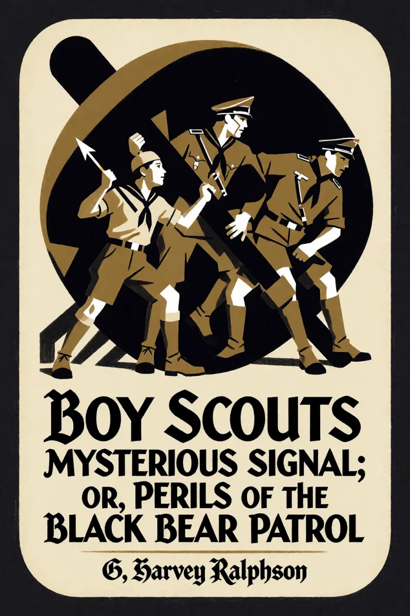 Cover of Boy Scouts Mysterious Signal; Or, Perils of the Black Bear Patrol by G. Harvey Ralphson