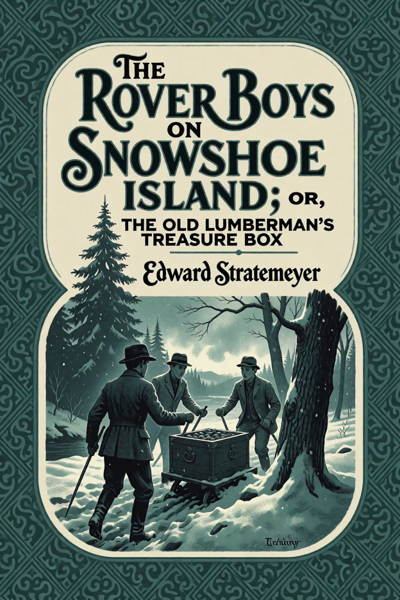 Cover of The Rover Boys on Snowshoe Island; or, The Old Lumberman's Treasure Box by Edward Stratemeyer