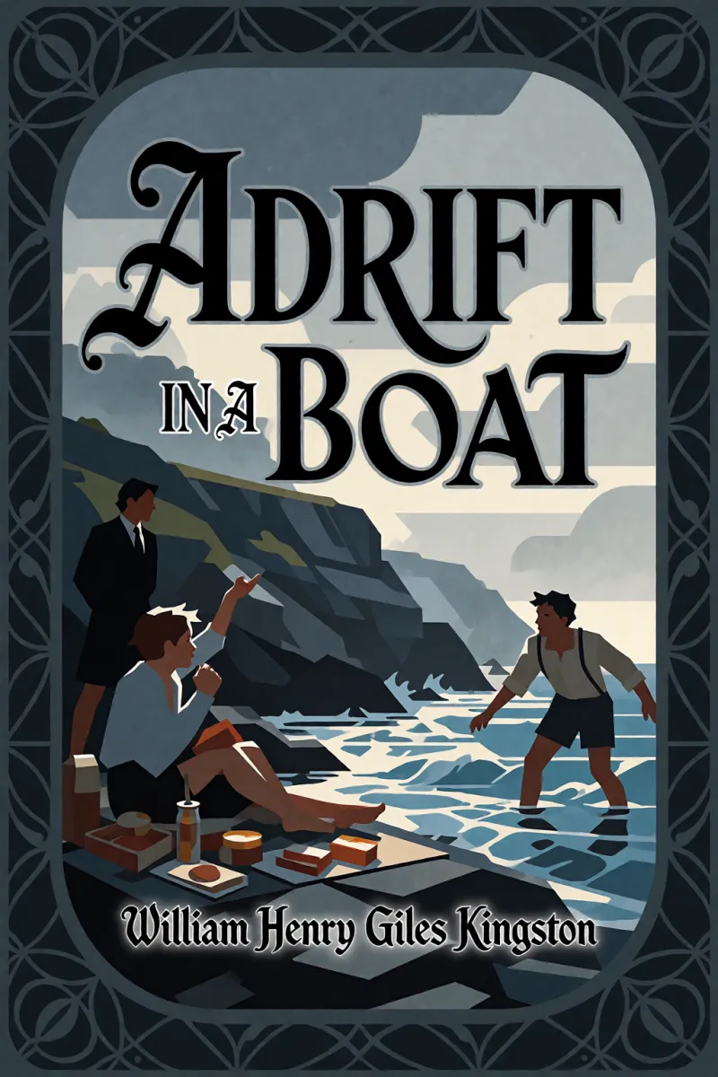 Cover of Adrift in a Boat by William Henry Giles Kingston